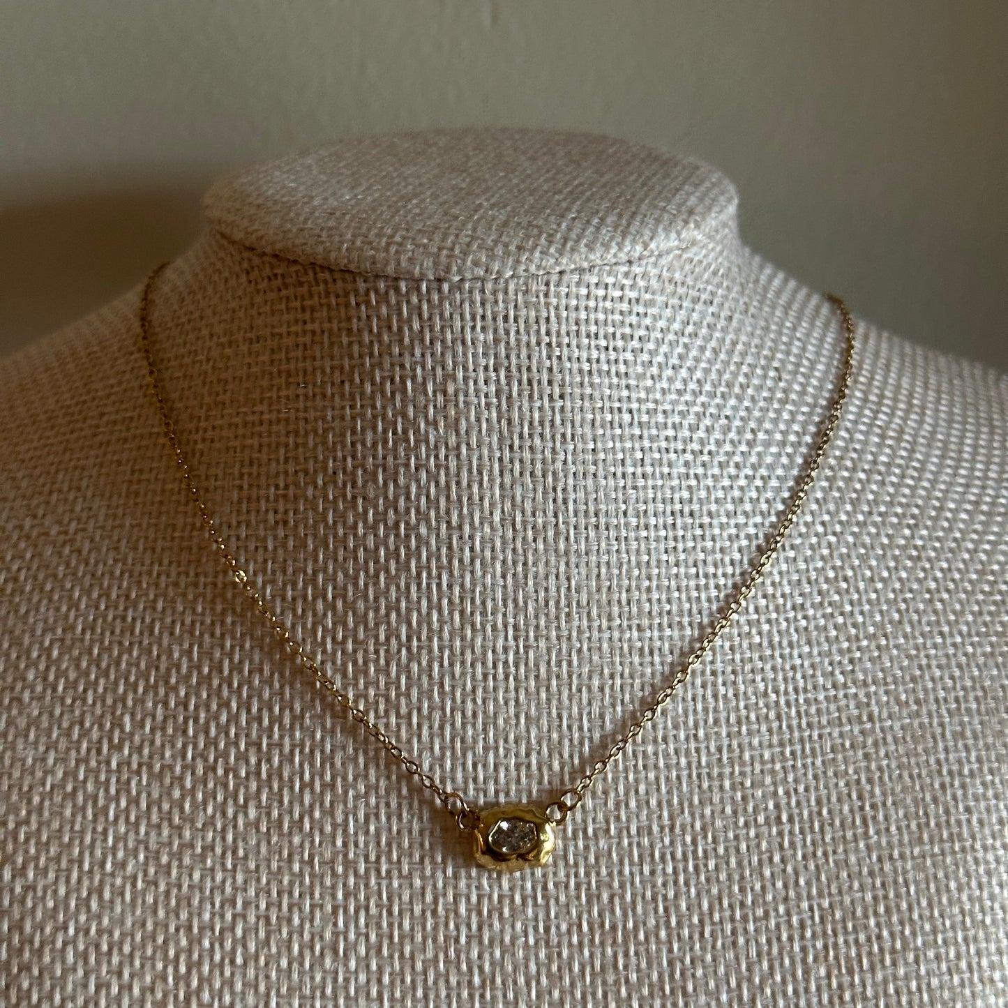 Amparo Necklace | Dainty Gold CZ Everyday Necklace