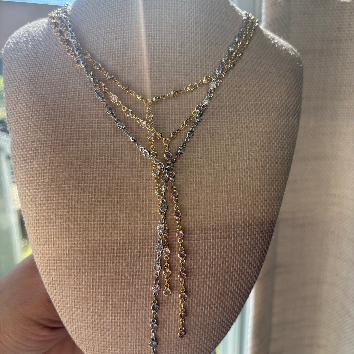 Eloise 4mm lariah necklace