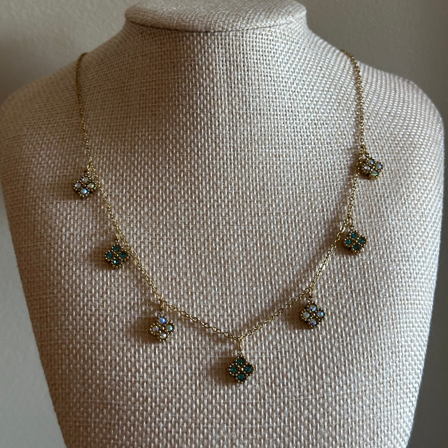 Fortuna Clover Charm Necklace