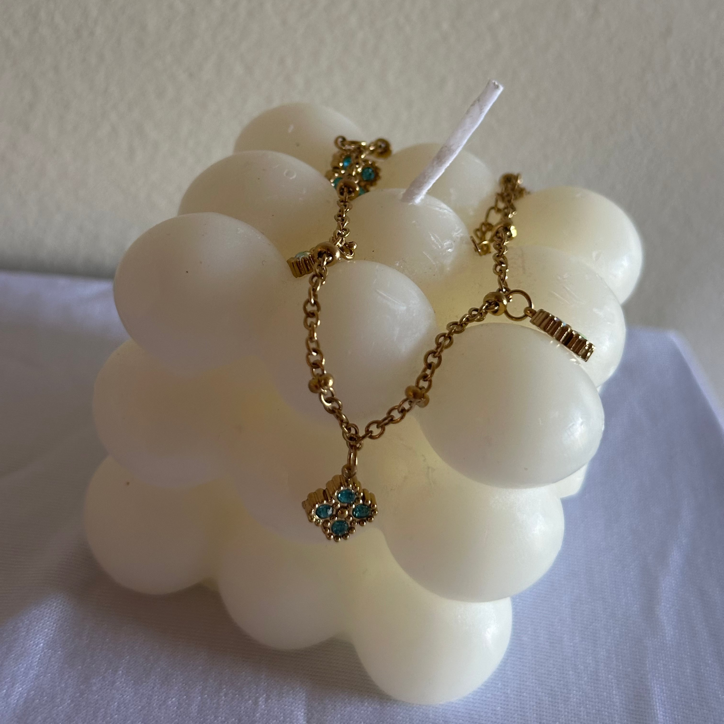 Fortuna Clover Charm Bracelet